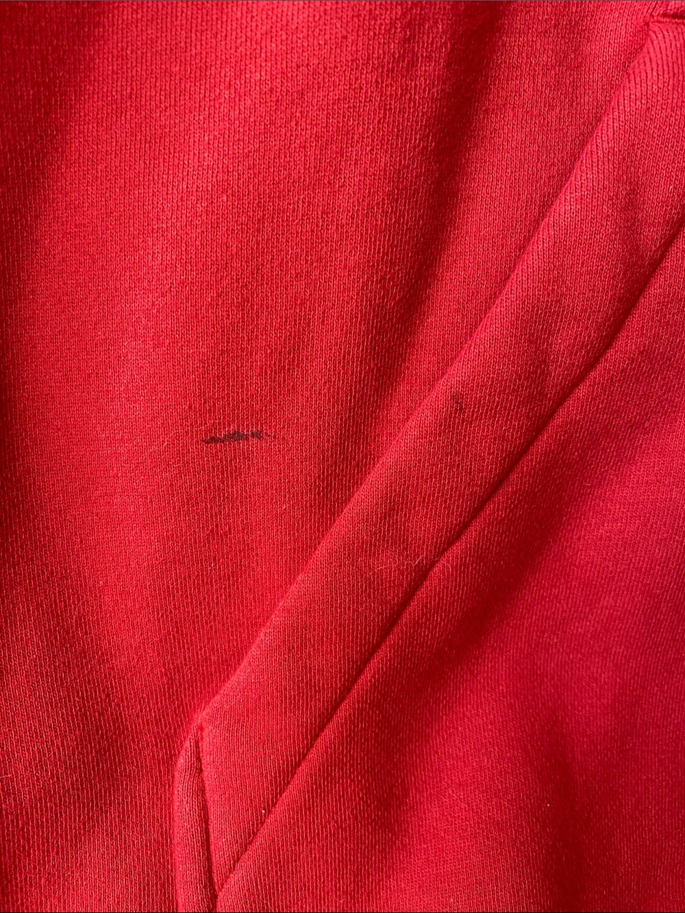 Vtg Quiksilver Men's XL Red Pullover Hoodie - Logo Fleece Sweatshirt - 1541 - Picture 8 of 11